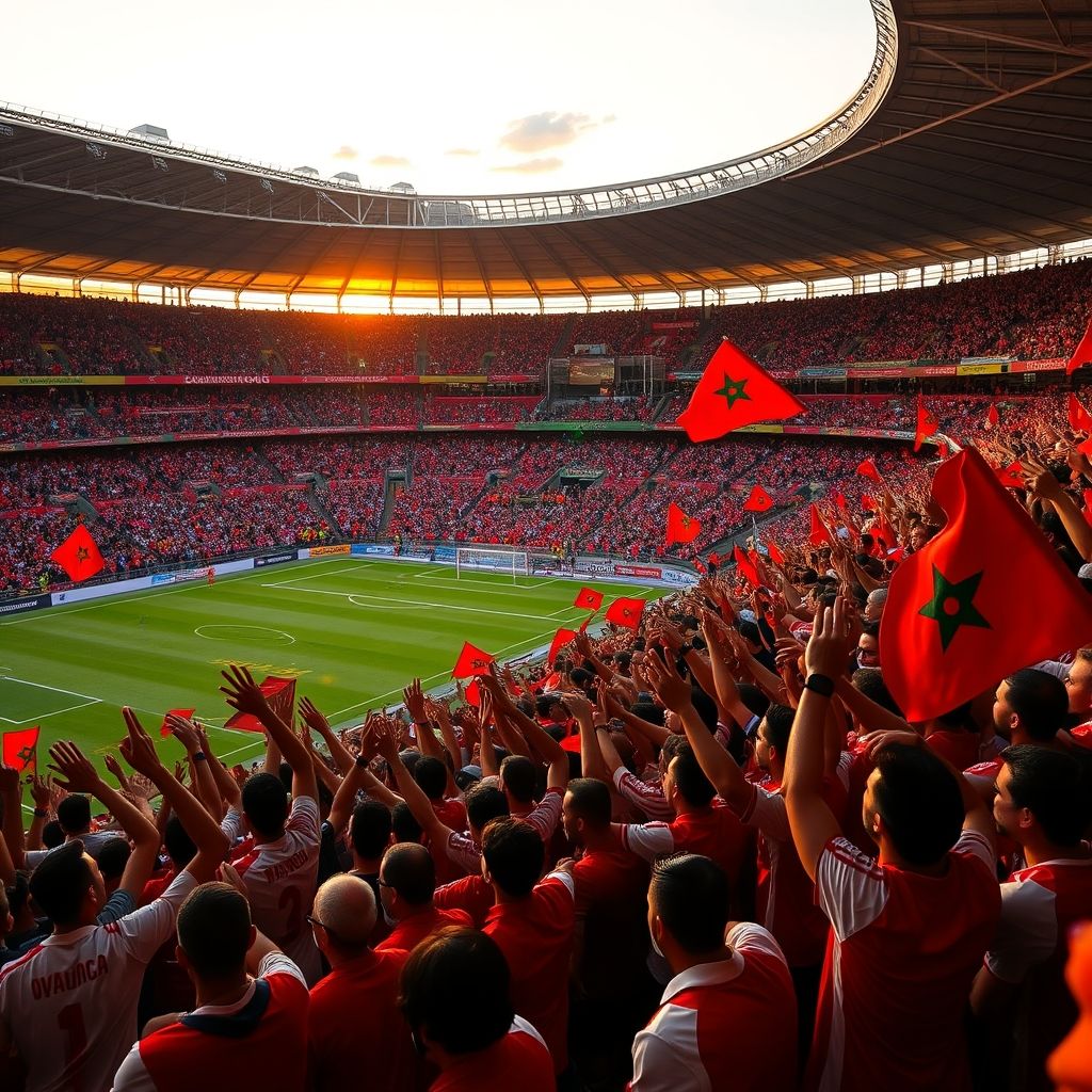 开云体育官方网站-摩洛哥瓦赫达球迷现场助威，激发球队夺冠斗志
