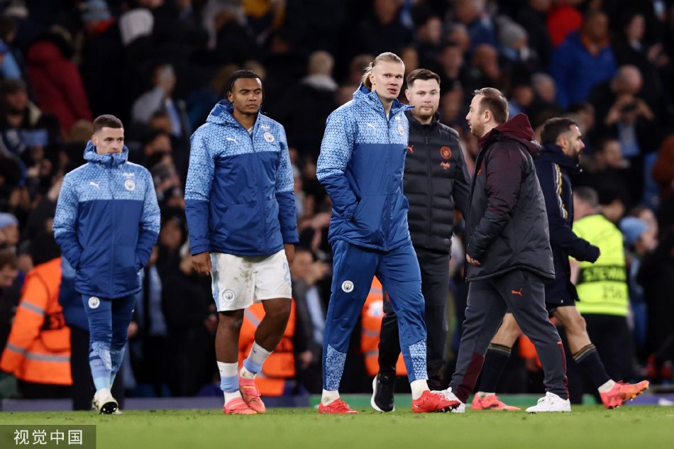 曼城横扫比利亚雷亚尔，晋级欧冠四强