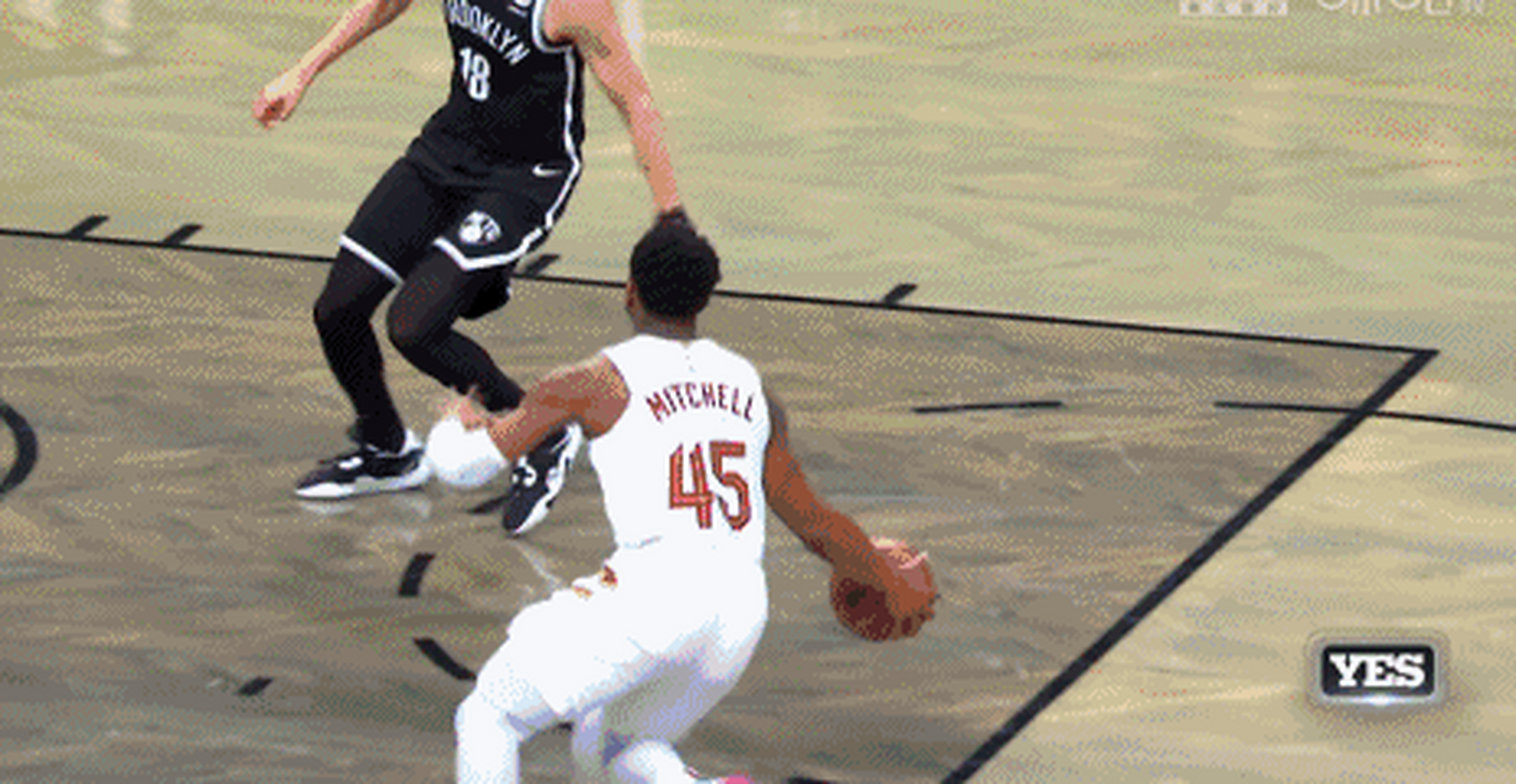 爵士擒篮网,米切尔逆天单挑24分 爵士擒篮网,米切尔逆天单挑24分